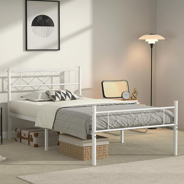 Gracie Oaks Orango Metal OpenFrame Bed Wayfair